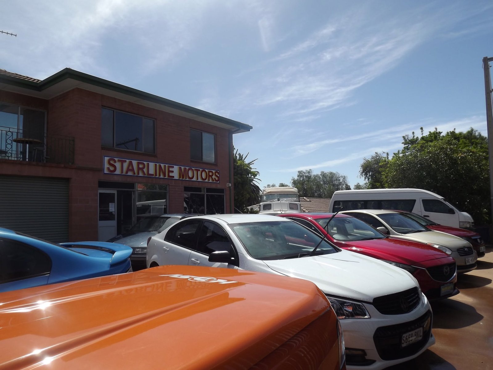 Starline Motors dealership yard in Port Augusta